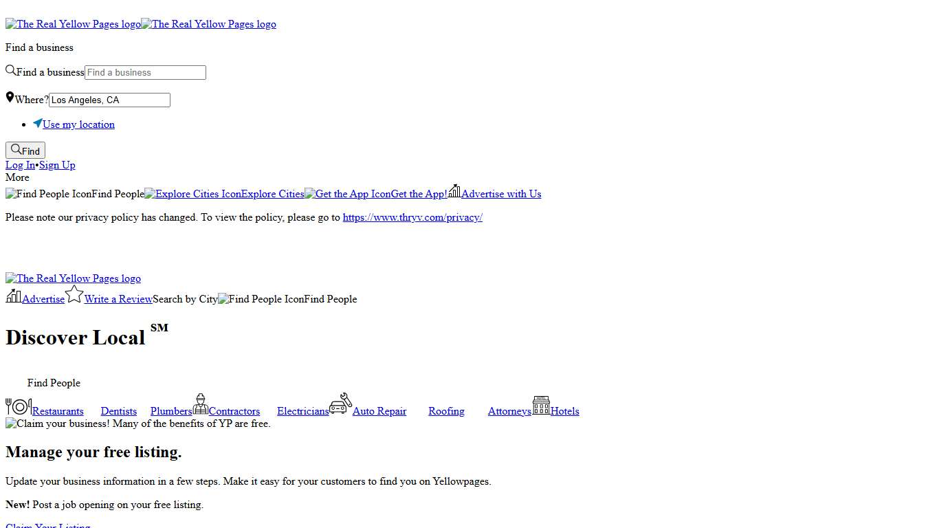 The Real Yellow Pages®